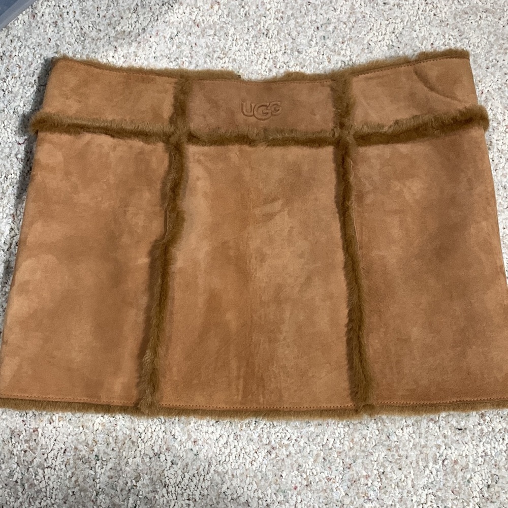 Ugg Suede Chestnut Mini Skirt